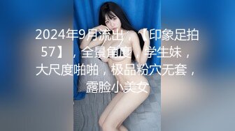 2024年9月流出，【印象足拍57】，全景角度，学生妹，大尺度啪啪，极品粉穴无套，露脸小美女