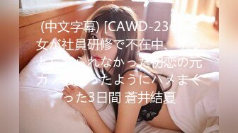 (中文字幕) [CAWD-235] 彼女が社員研修で不在中、ずっと忘れられなかった初恋の元カノと狂ったようにハメまくった3日間 蒼井結夏