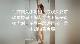 红衣美女小姐姐！应观众要求想看操逼！炮友半脱下裤子直接内射，不尽兴舔硬再来一发，主动骑乘爽翻