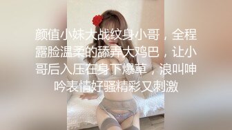 颜值小妹大战纹身小哥，全程露脸温柔的舔弄大鸡巴，让小哥后入压在身下爆草，浪叫呻吟表情好骚精彩又刺激