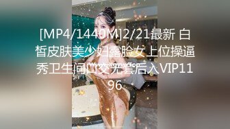 [MP4/1440M]2/21最新 白皙皮肤美少妇露脸女上位操逼秀卫生间口交无套后入VIP1196