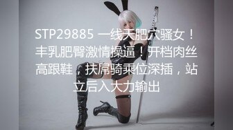 STP29885 一线天肥穴骚女！丰乳肥臀激情操逼！开档肉丝高跟鞋，扶屌骑乘位深插，站立后入大力输出