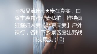 ☆极品流出☆★贵在真实，白皙丰腴露脸淫妻私拍，推特疯狂骚妇人妻【北京夫妻】户外裸行，各种下乡景区露出野战口交尿头 (10)