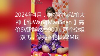 2024年4月，推特约炮私拍大神【YuWangManShen 】高价SVIP群收费900，两个空姐双飞，漂亮香艳[222MB]